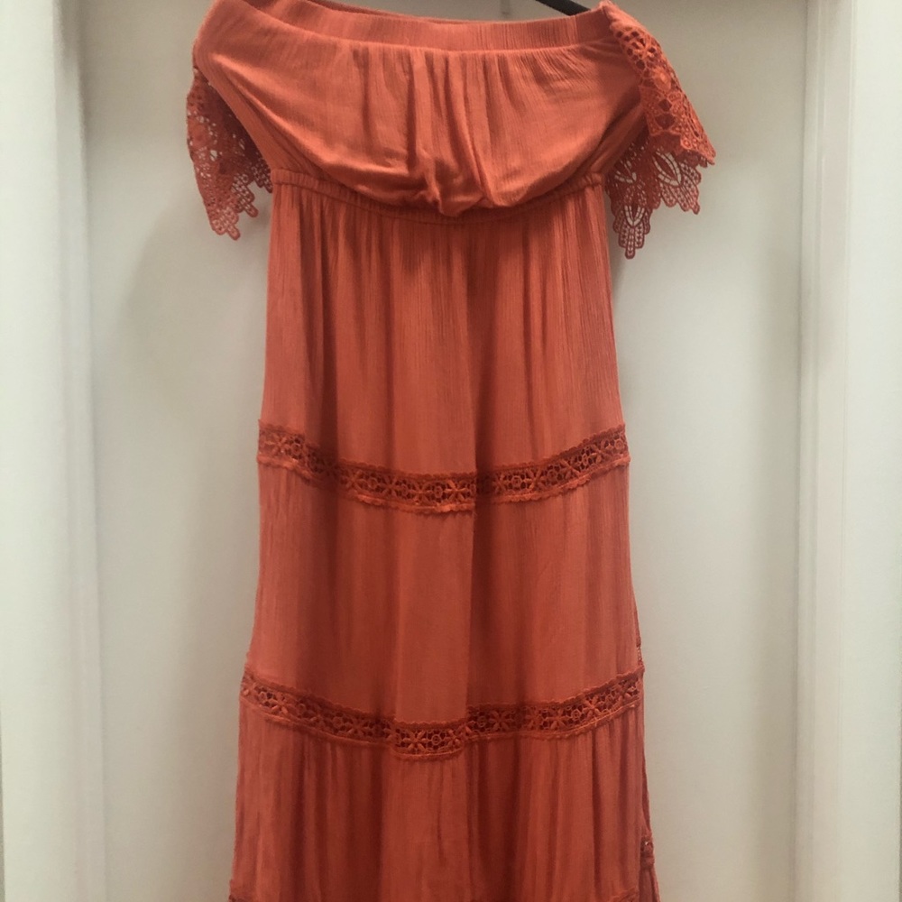 Strapless summer dress